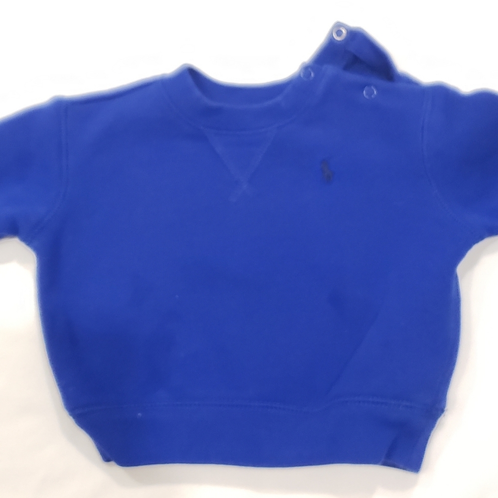 Baby polo royal blue sweater 6m